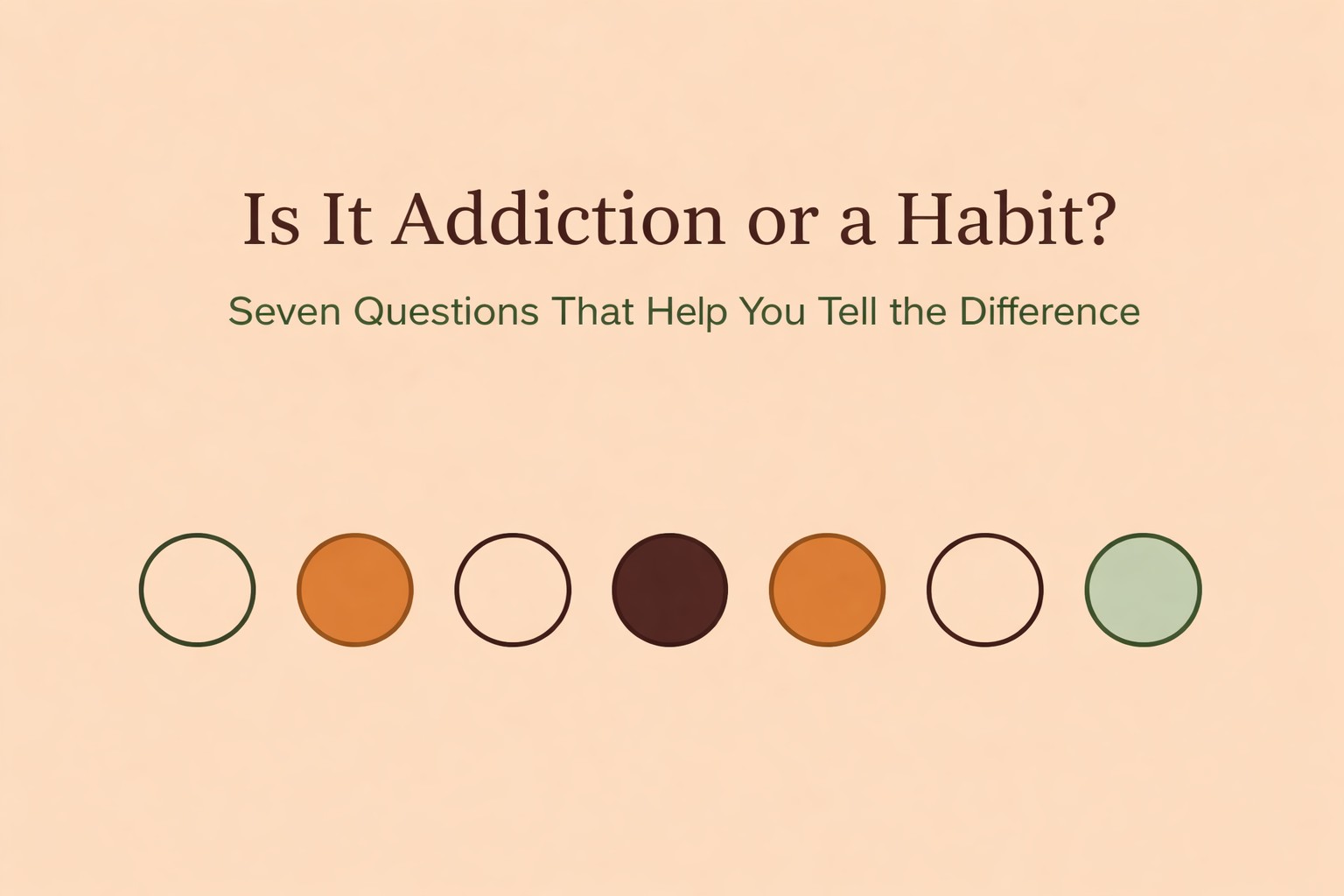 Photo for Is It Addiction or a Habit? Seven Questions That Help You Tell the Difference 